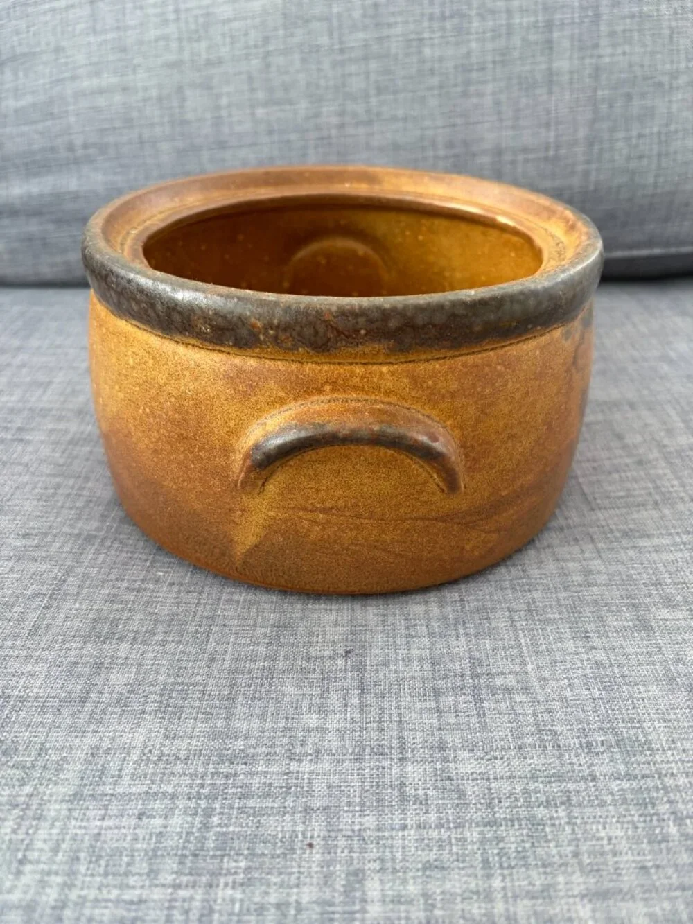 McCoy Canyon Mesa 1421 Crock Stoneware Chili Bean Pot w/ Lid Casserole Dish USA